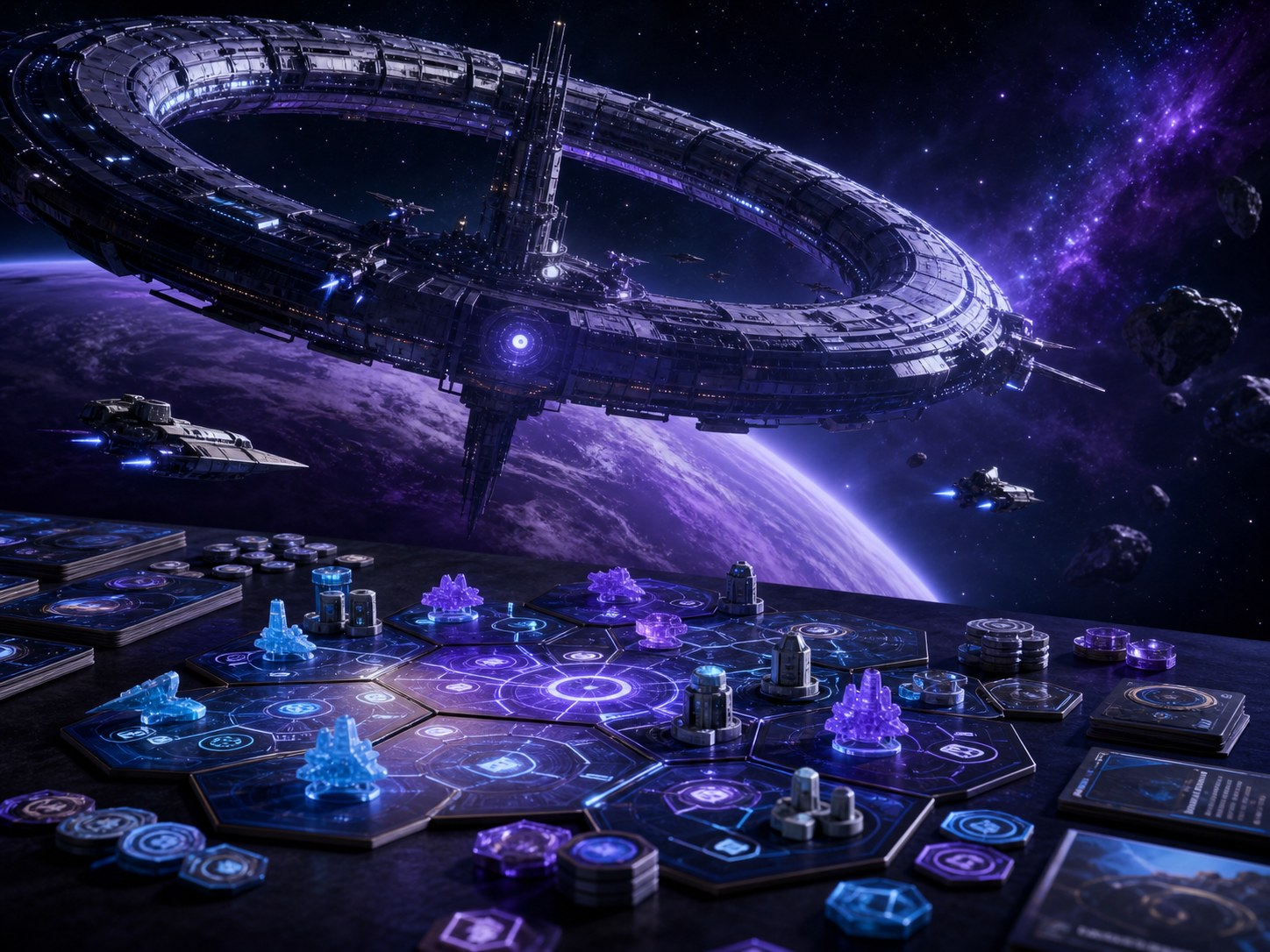 Boardgame estratégico com atmosfera cinematográfica