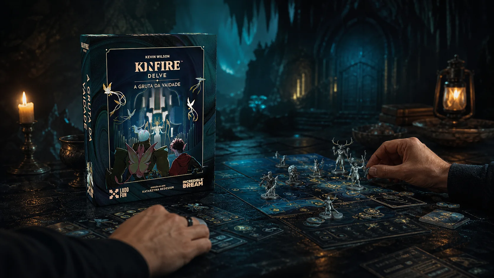 Universo cinematográfico de Kinfire Delve a Gruta de Vainglory
